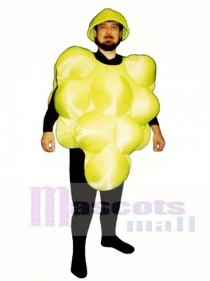 Green Grapes Mascot Costume Fruit