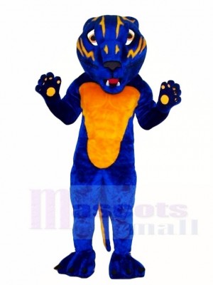 Cute Blue Bearcat Mascot Costumes Animal 