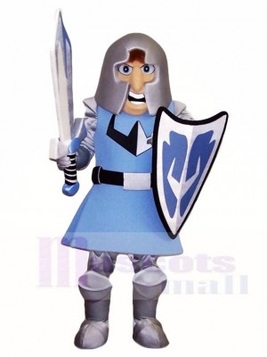 Blue Crusader Mascot Costumes People 