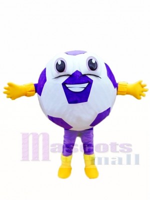 Custom Color Purple Ball Football Mascot Costumes 