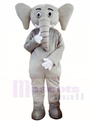 Cute Grey Elephant Mascot Costumes Animal 