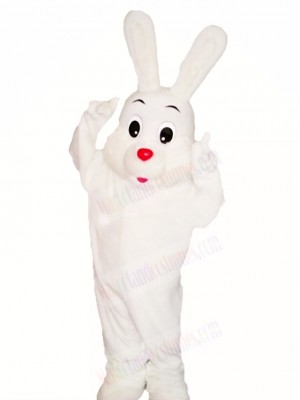 White Easter Bunny Rabbit Mascot Costumes Animal 