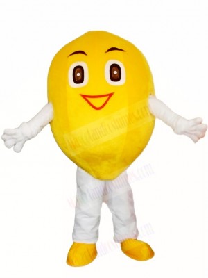 Smiling Lemon Mascot Costumes Fruit