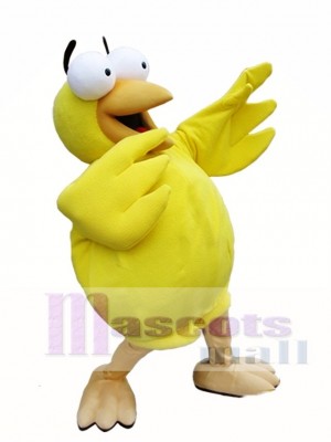 Yellow Chick with Big Eyes Mascot Costume Chicken Mascot Costumes