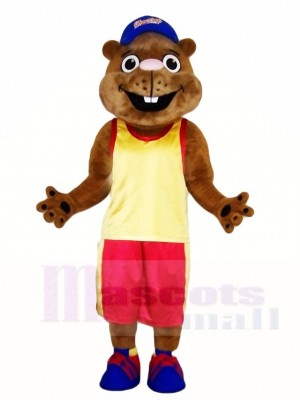 Gopher in Sports Suit Mascot Costumes Animal