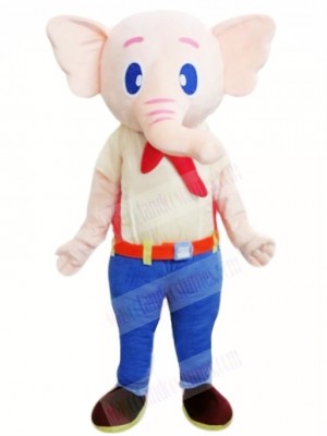 Blue Pants Elephant Mascot Costumes Animal 