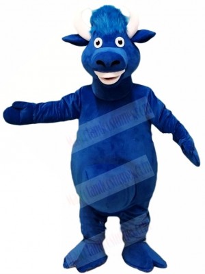 Blue Bull Mascot Costumes Farm Animal