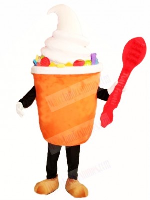Ice Cream Mascot Costumes Food Dessert 