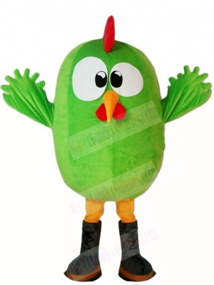 Green Bird Mascot Costumes Animal