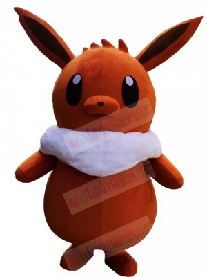 Eevee Eievui Mascot Costumes Cartoon