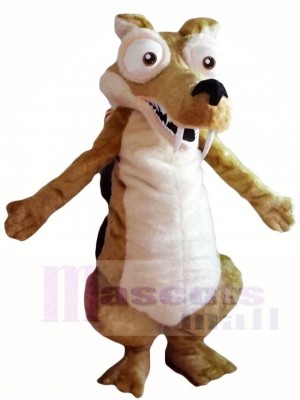 Ice Age Scrat Saber-toothed Squirrel Mascot Costumes Animal