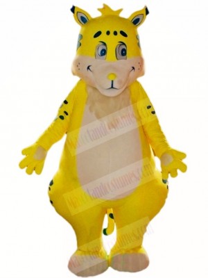 Yellow Tiger Mascot Costumes Animal 