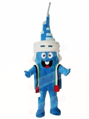 Blue Tower Mascot Costumes  
