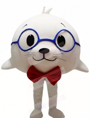 Cute White Sea Lion Seal Mascot Costumes Animal