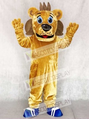 Cute Sports Coaching Lion Mascot Costumes Animal