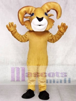 Yellow Ram Mascot Costumes Animal