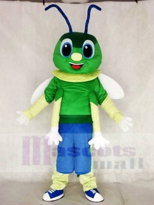 Green Firefly Mascot Costumes Insect