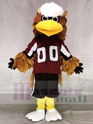 Adult Brown Shirt Atlanta Falcons Freddie Mascot Costumes Animal