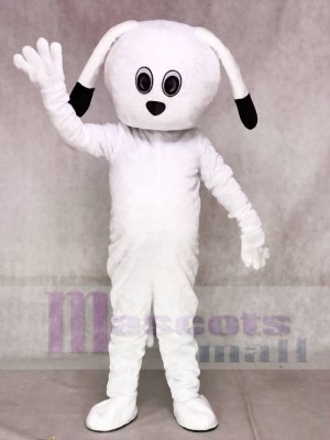 White Dog Mascot Adult Costumes Animal