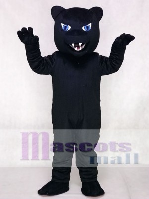 Fierce New Blue Eyes Panther Mascot Costume Animal