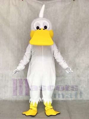 White Duck Mascot Costumes Poultry Animal