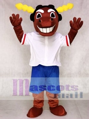 Mick E Moose Of The Winnipeg Jets Manitoba Mascot Costumes   