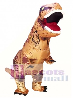 Adult Inflatable T-Rex Tyrannosaurus Costume Dinosaur Halloween Suit Cosplay 