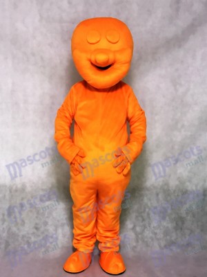 Orange Jelly Baby Snack Mascot Costume