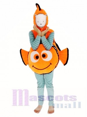Child Halloween Clown Fish Carry Me Mascot Costume