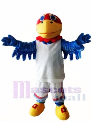 Kansas Ku Jayhawks Hawk Birds Mascot Costume