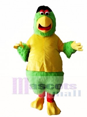 Cute Green Parrot Mascot Costumes Bird 