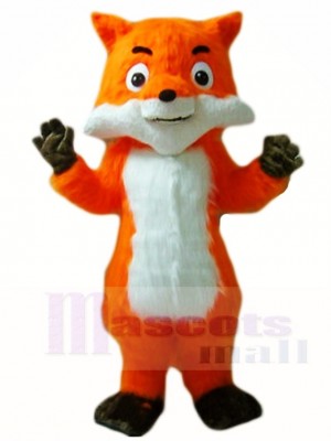 Cute Orange Fox Mascot Costumes Animal 