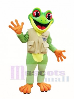 Tree Frog Mascot Costume Green Frog Mascot Costumes Animal