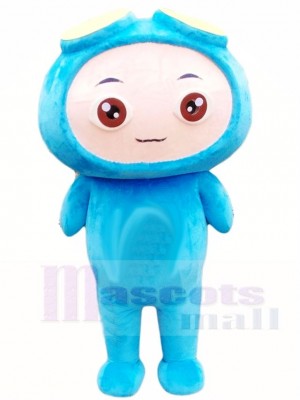 Blue Boy Mascot Costumes People