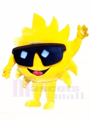 Mr. Sunshine with Sunglasses Mascot Costumes 