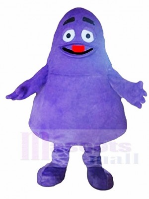 Purple Grimace Monster Ghost Mascot Costumes 