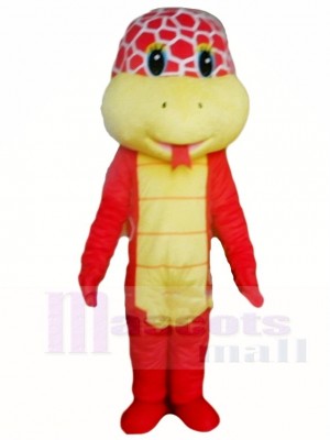 Red Cobra Snake Mascot Costumes Animal 