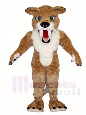 Cute Sabercat Saber Tooth Cat Mascot Costumes Animal 