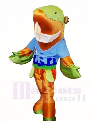 Cute Fish and Fins Sammy the Sturgeon Mascot Costumes Sea