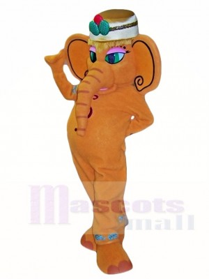 Cute Brown Elephant Mascot Costumes Animal