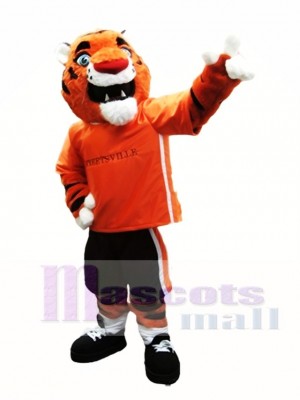 Orange Tiger Mascot Costumes Animal 