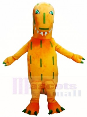 Orange T-Rex Dinosaur Mascot Costumes