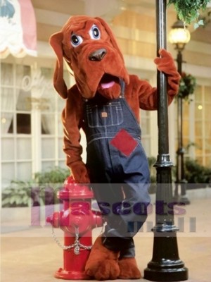 Cute Bloodhound Dog Mascot Costume Animal