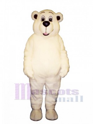 Johnnie Polar Bear Mascot Costume Animal 