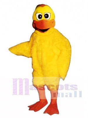 Cute Dumb Duck Mascot Costume Poultry 