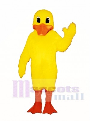 Cute Dudley Duck Mascot Costume