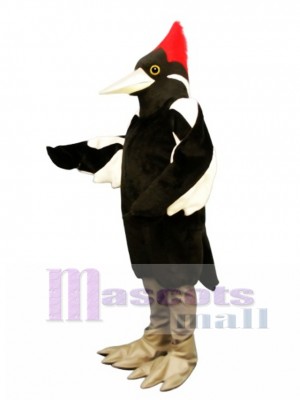 Cute Ivory Billed Woodpecker Mascot Costume Bird