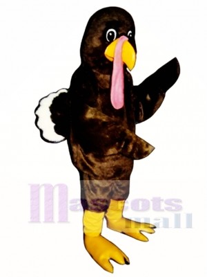 Cute Tom Turkey Mascot Costume Poultry 