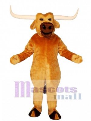 Cute Texas Longhorn Mascot Costume Animal 