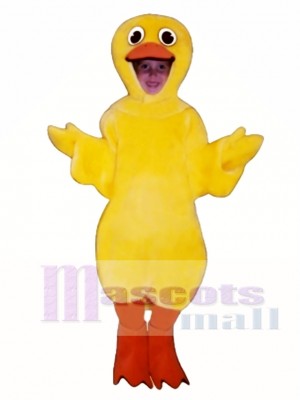 Cute Duck Mascot Costume Poultry 